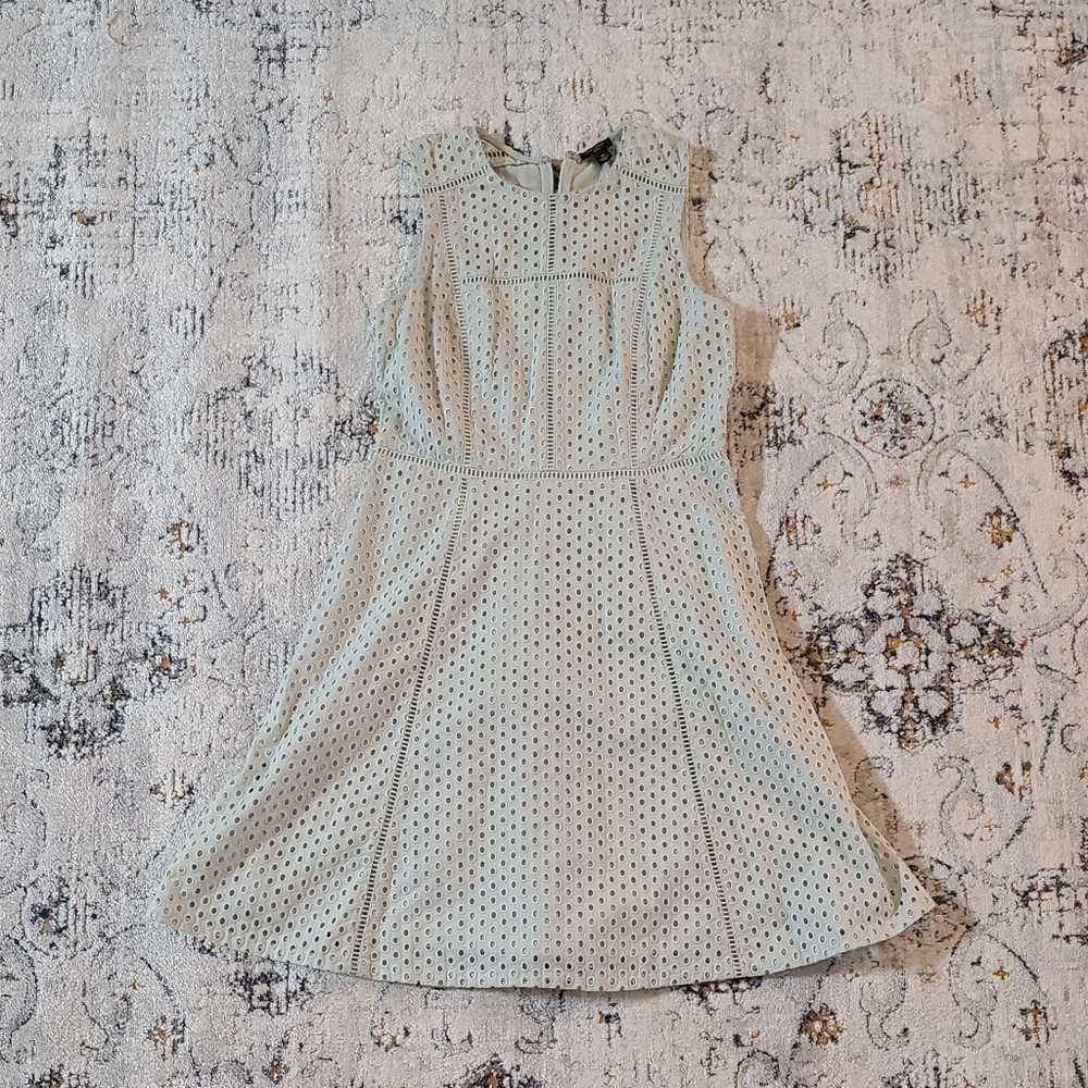 Ann Taylor Light Blue Petite Dress